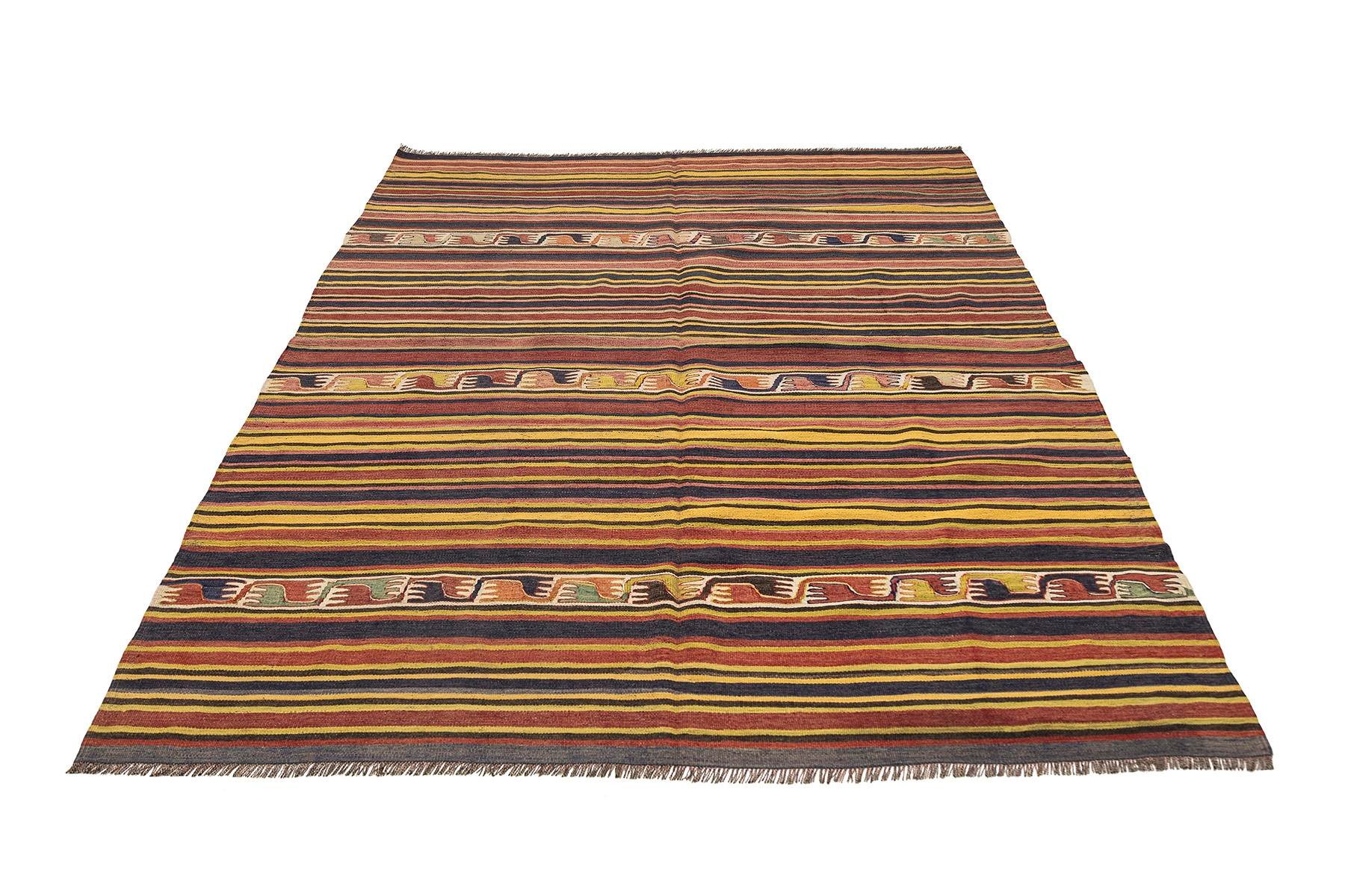Sivas Kilim Rug (2.5 x 6.6 ft) | KILIM WHOLESALE - Vintage Handmade Pillows - Vintage Handmade Kilim Rugs - It is 100% wool. Artistic and historical rugs. Old handwoven rugs. - Online hand woven rugs and kilim cushions sales. Shipping to all ove