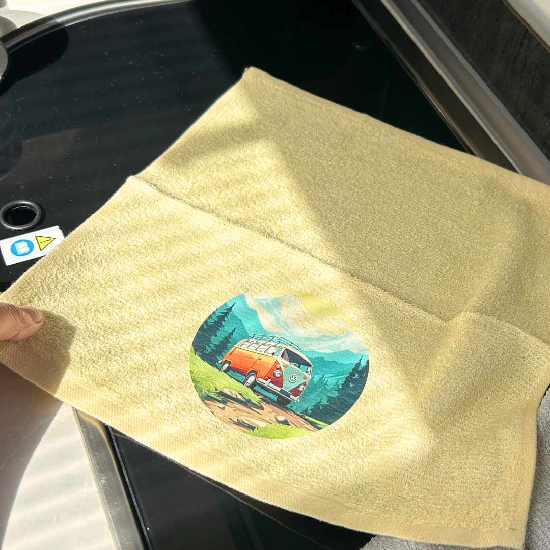 3'lü Mutfak Banyo Havlu Seti 30 cm Kamp Karavan Havlusu