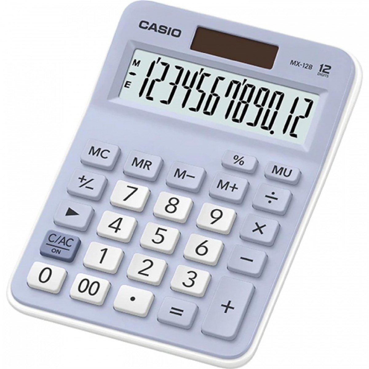 Casio MX -12B - LB Açık Mavi 12 Haneli Masa Üstü Hesap Makinesi