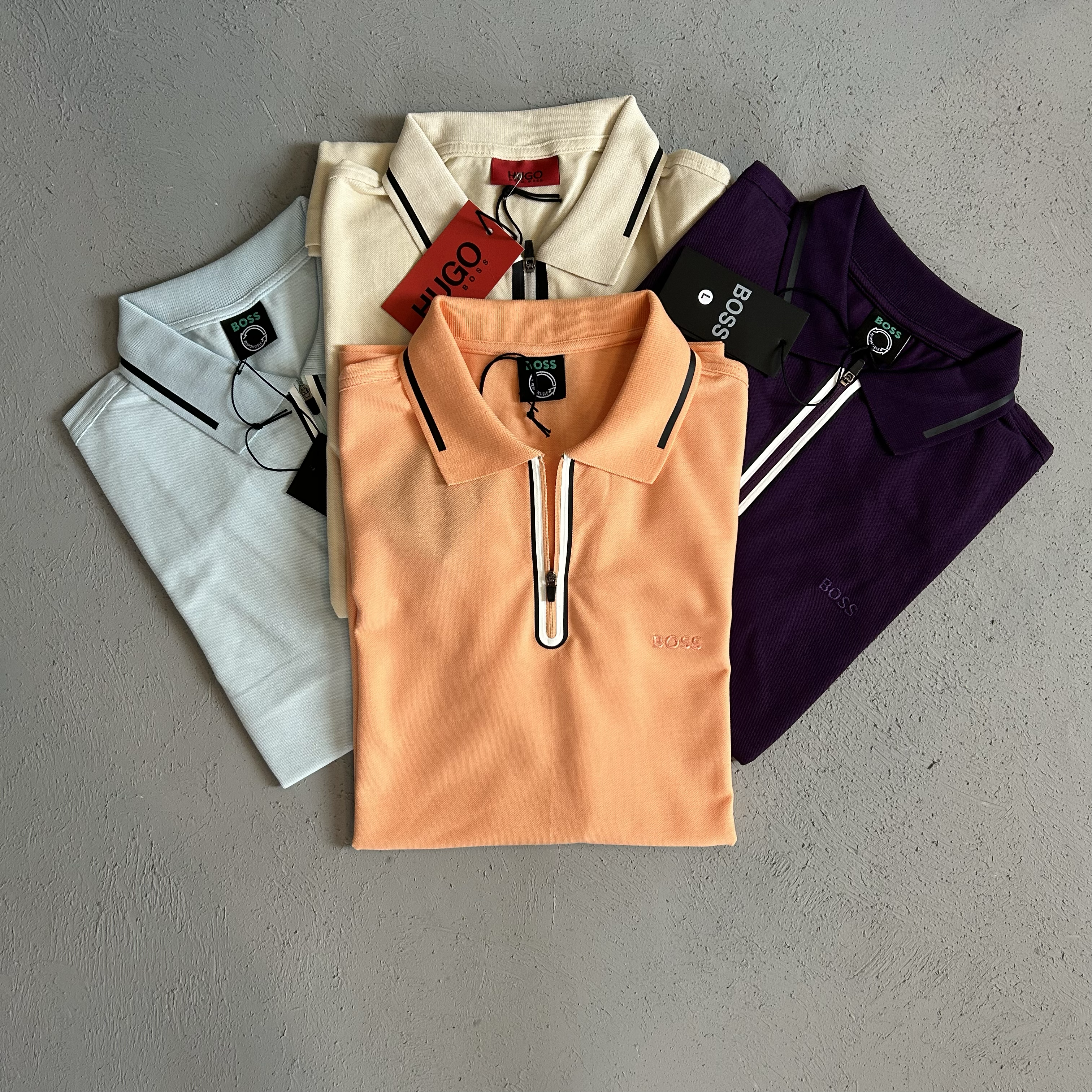 Erkek Polo Yaka Turuncu T-shirt 