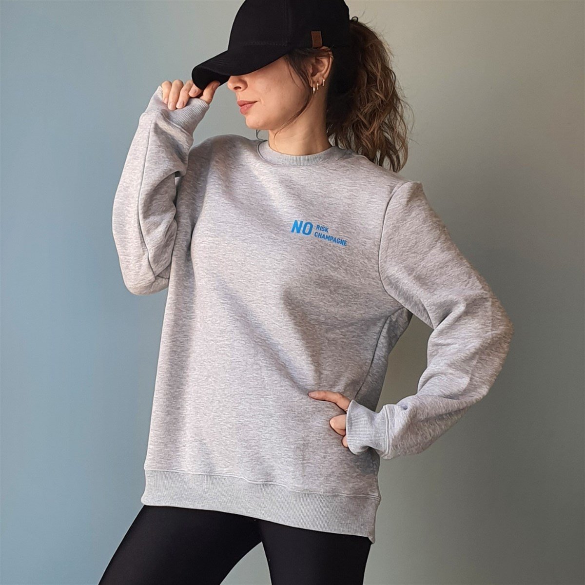 Gri Basic Unisex Sweatshirt