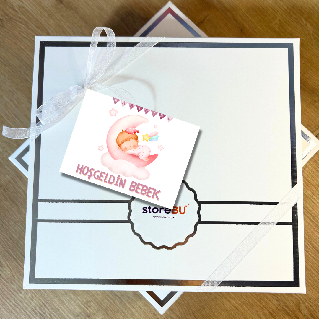 Hoşgeldin Bebek Çikolatası Kız Bebek Hediyesi