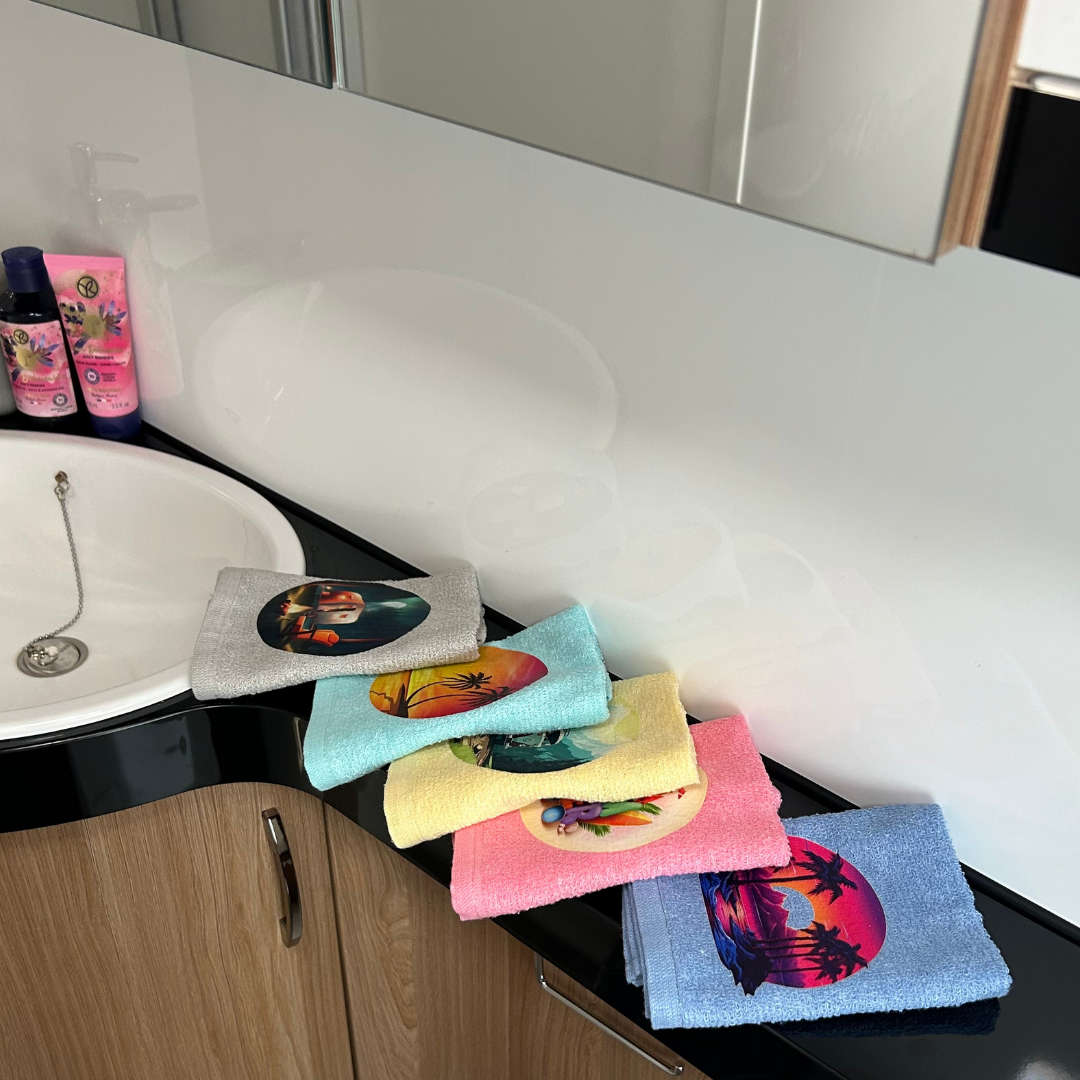 Renkli Havlu Seti Mini Karavan Mutfak Banyo El Havlusu 
