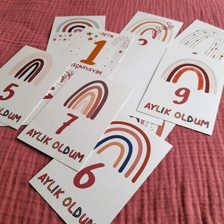 Bebek Anı Kartı - 12 Ay