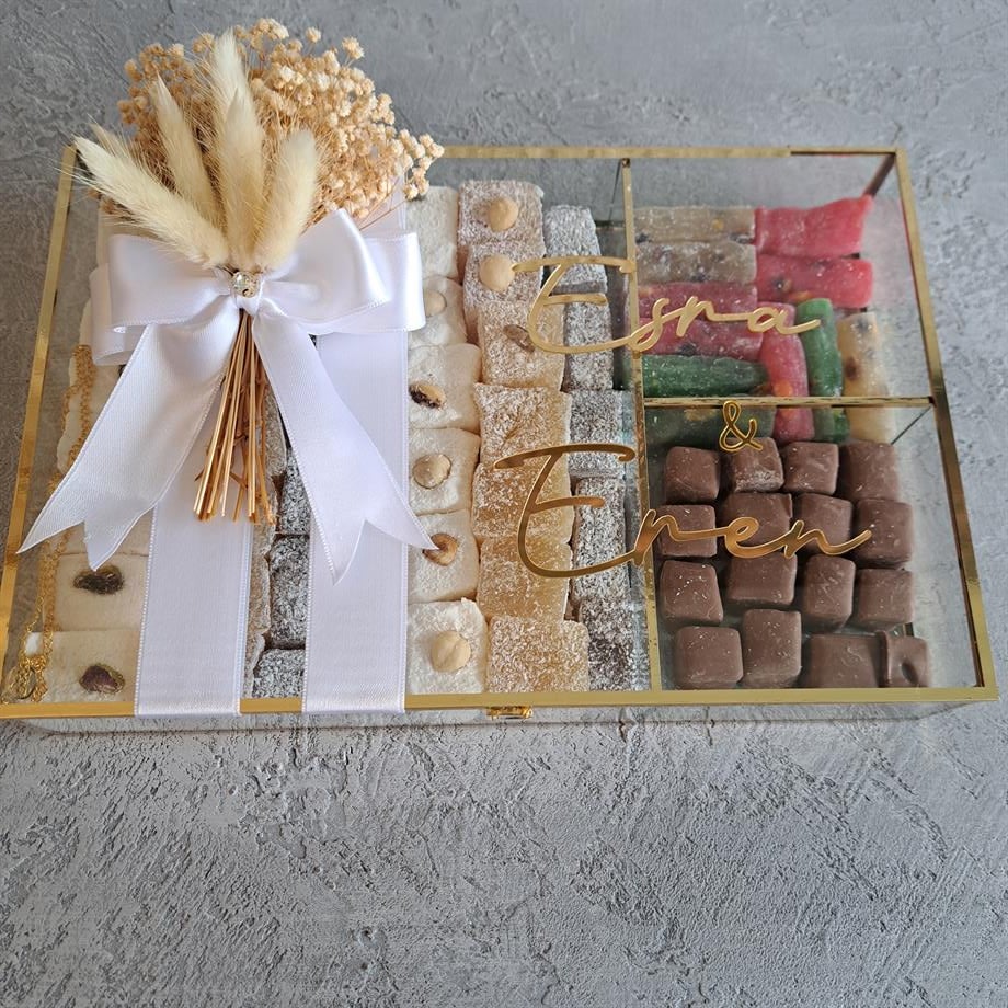 Cam Kutulu Karışık Lokum