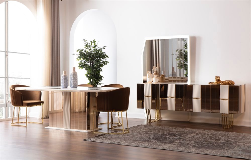 Soho Ekru Yemek Odası