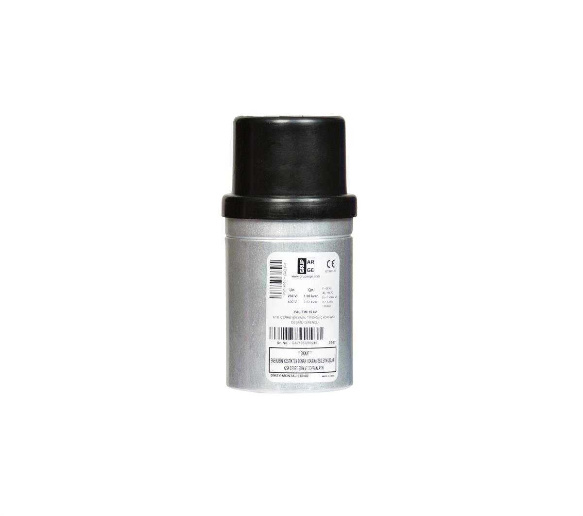 0.5 kVAR 230V Kondansatör   