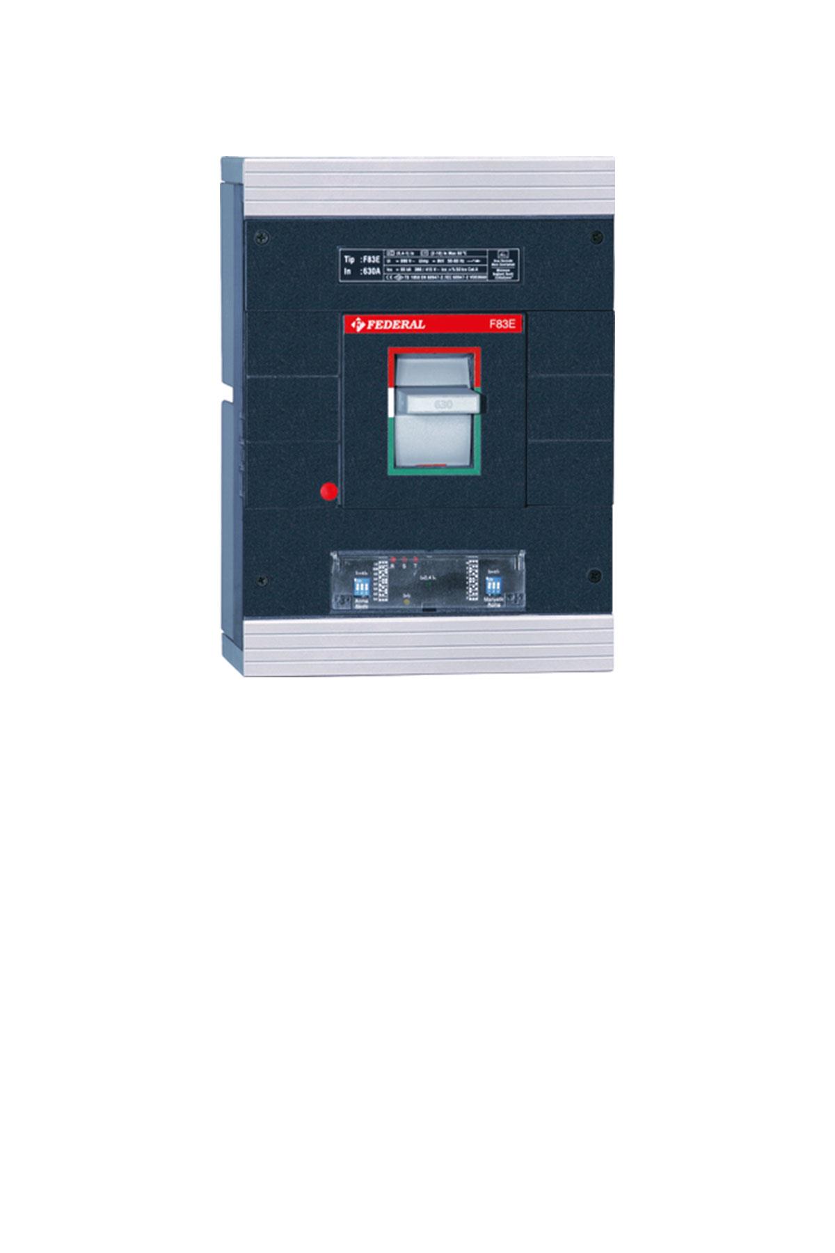 4x300A Elektronik Tip Termik Manyetik Güç  Şalteri; F83E-N; 70kA 4P; Termik Ayarlı:120-300A; Manyetik Ayarlı:600-3000A  