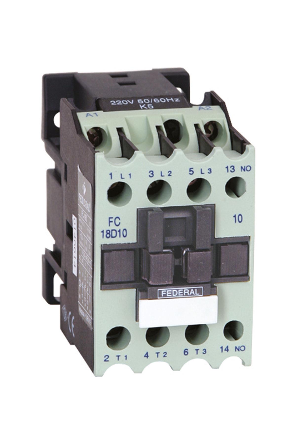 FC-18D01 Güç Kontaktörü 3x18A 1NK  (7.5kW_400/440V) Bobin Gerilimi : 24V  