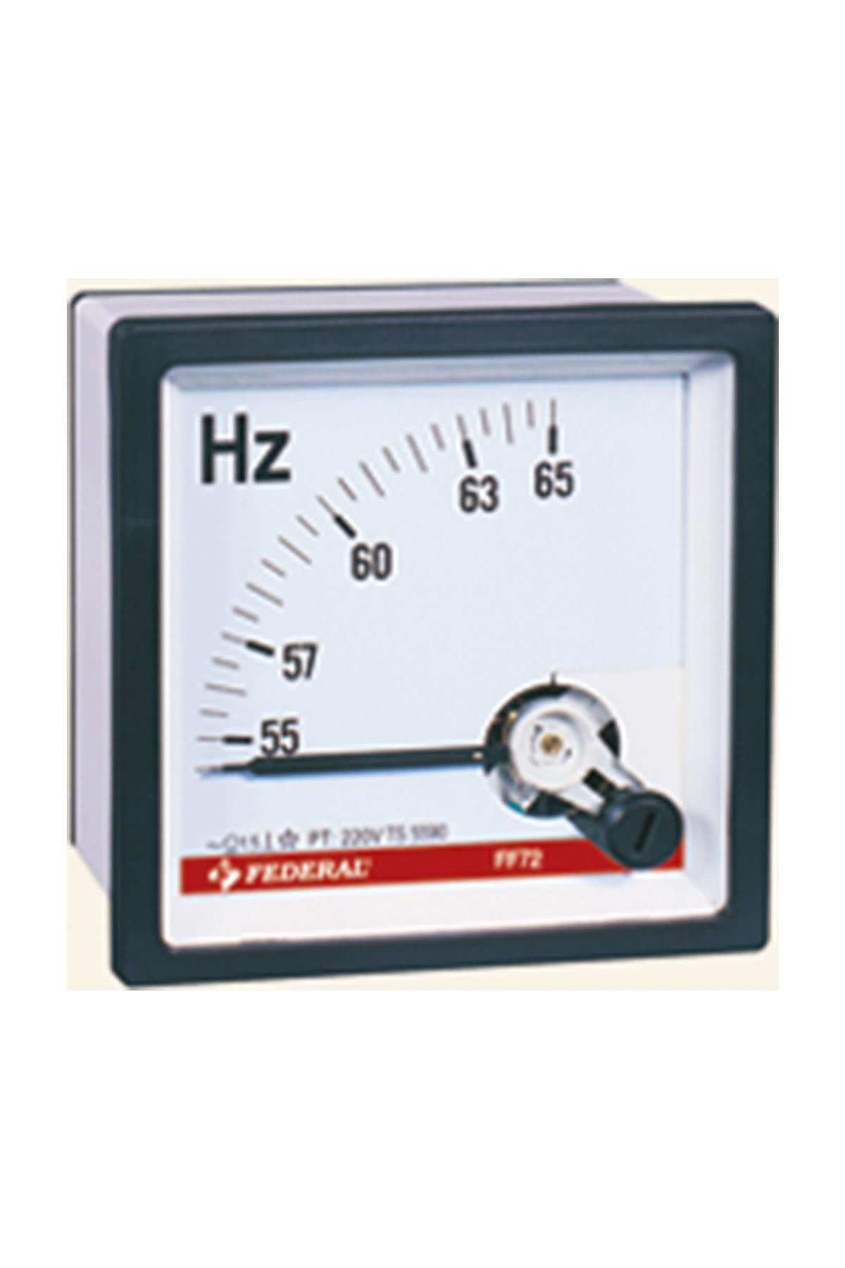 Frekansmetre; FF72; 55-65Hz 400 V; (72x72)mm   
