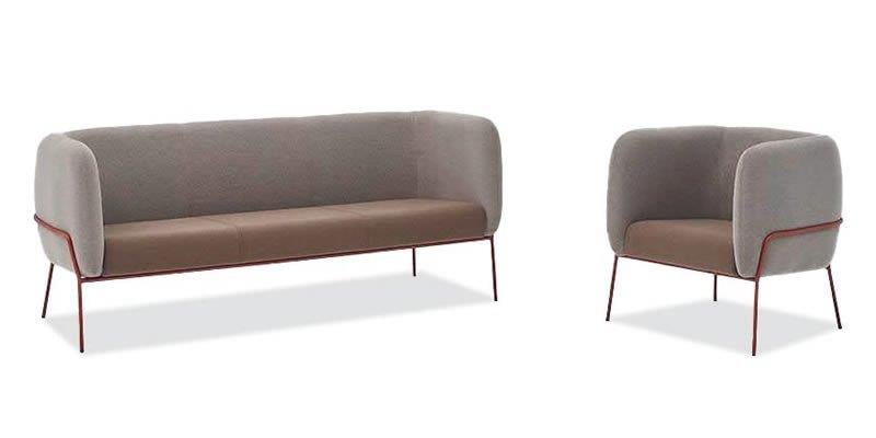 2+1+1 Cube Modern Ofis Bekleme ve Lounge Oturma Grubu – Minimalist Tasarım