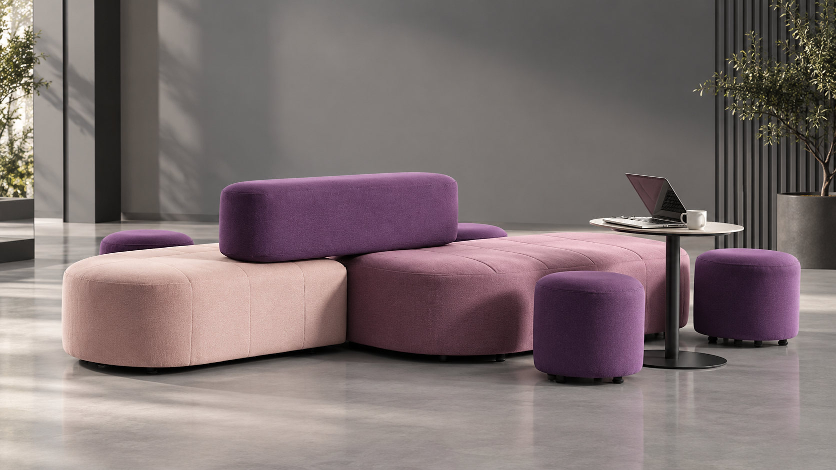 Ada Lounge Modüler Bekleme Koltuğu ve Lobi Oturma Grubu