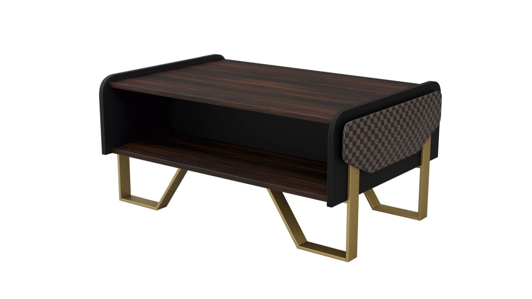 Atacama Yönetici Takımı | 218 cm Gold Detaylı Lüks Makam Takımı
