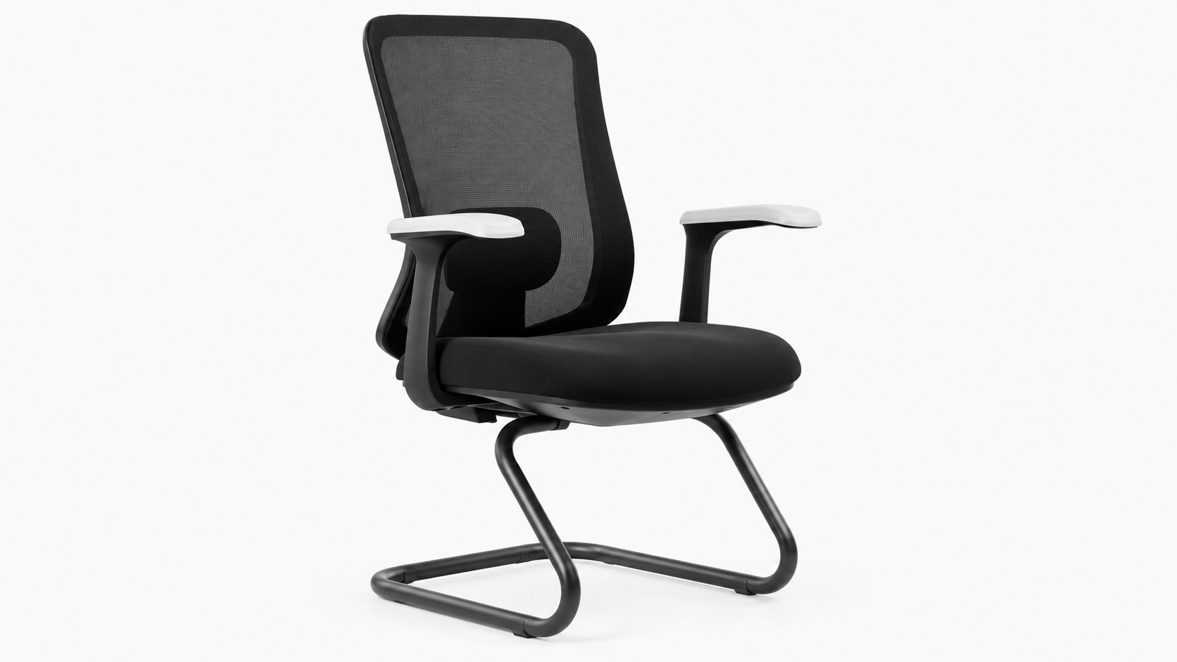 Belle 3 U Ayaklı Misafir Koltuğu | Ergonomik Fileli, Bel Destekli, Sabit Kollu Ofis Bekleme Koltuğu