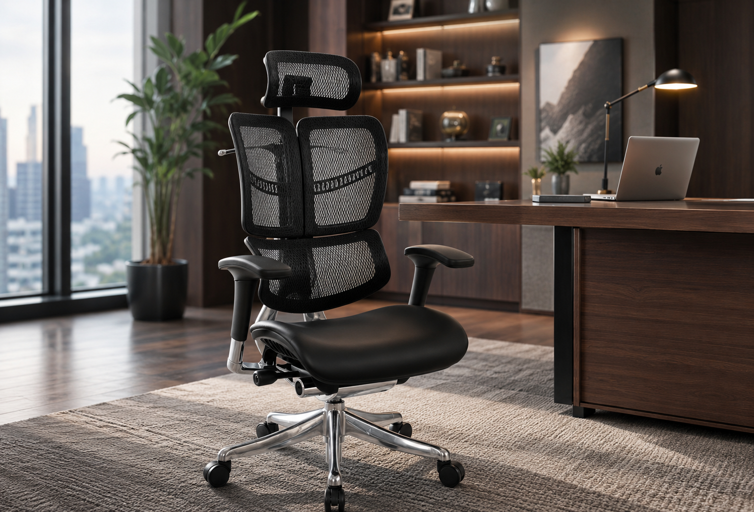 Fly Profesyonel Yönetici Koltuğu | Alüminyum İskelet & Ergonomik Premium Ofis Koltuğu