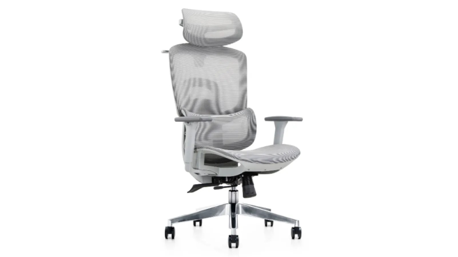 Genova İthal Premium Gri Koltuk | Ergonomik Fileli Yönetici Koltuğu