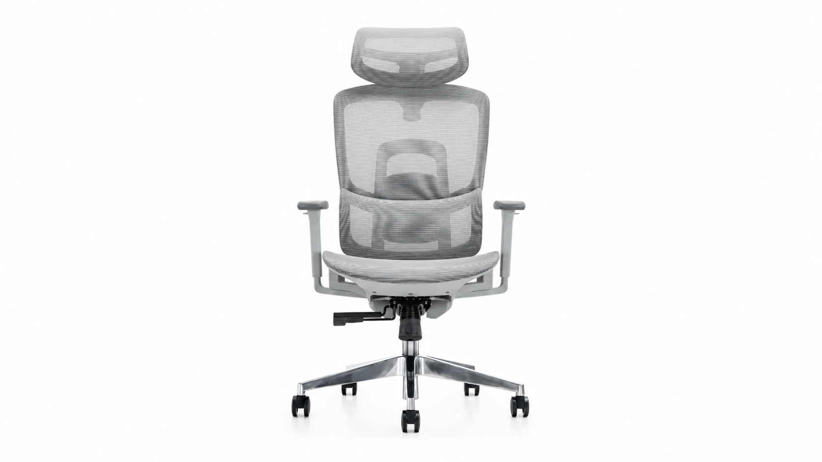 Genova İthal Premium Gri Koltuk | Ergonomik Fileli Yönetici Koltuğu