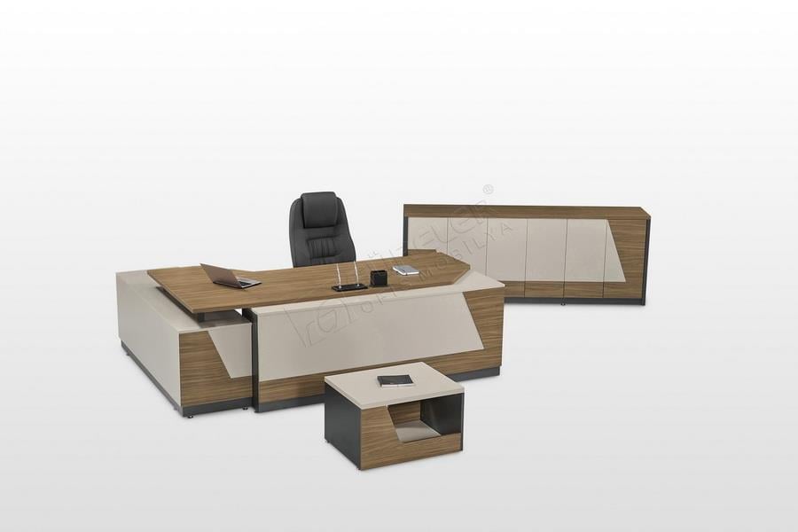Linum Yönetici Masa Takımı - 2026 Modern Ofis Koleksiyonu (240 cm)