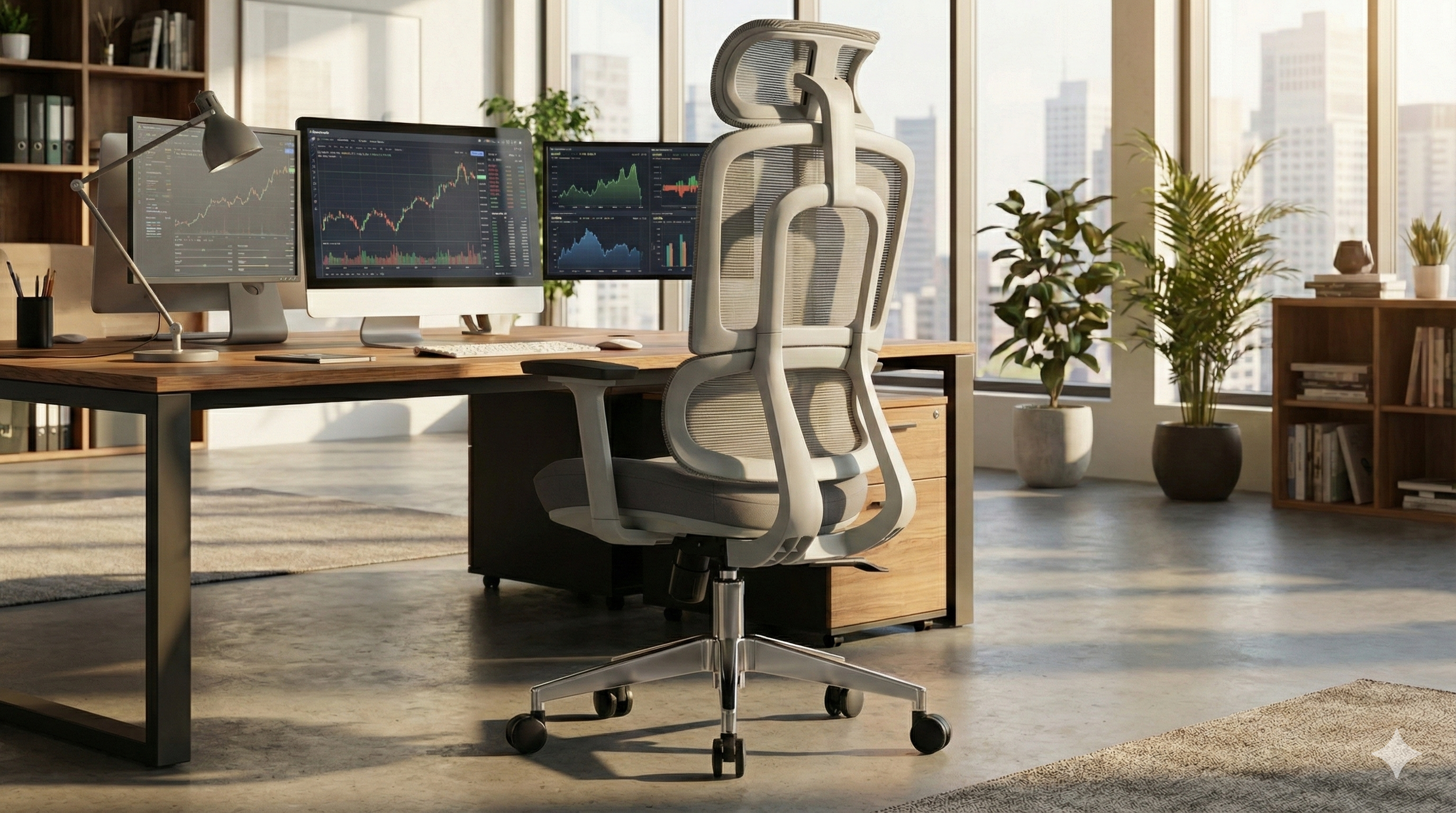 Lugano Grey İthal Ergonomik Yönetici Koltuğu
