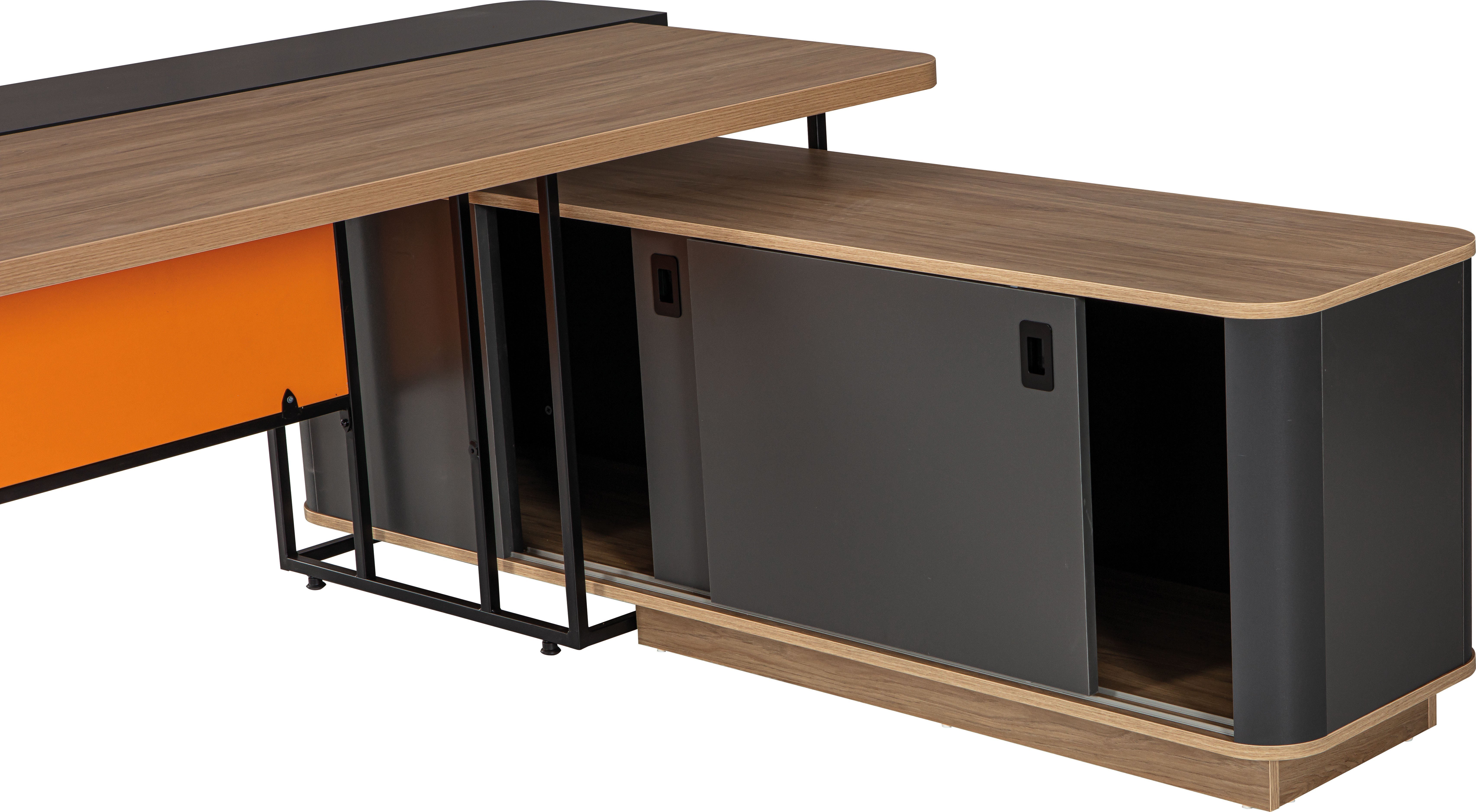Magic Yönetici Takımı | Modern Makam Takımı | 220 cm & 240 cm Yönetici Masası | Zecofis