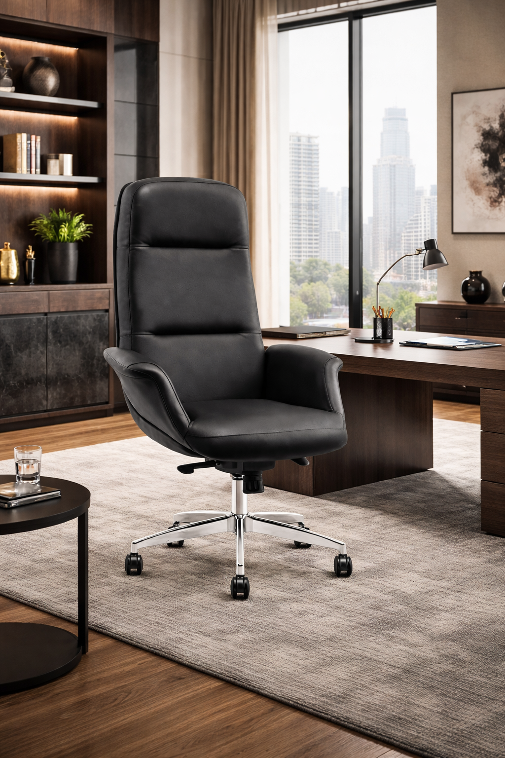 Regal Premium Yönetici Koltuğu – Ergonomik, Şık ve Konforlu Ofis Koltuğu - Siyah
