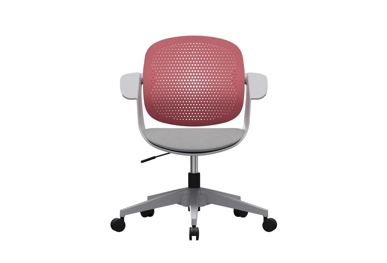 Sisa Modern Çalışma Koltuğu | Ergonomik, Tekerlekli - Somon