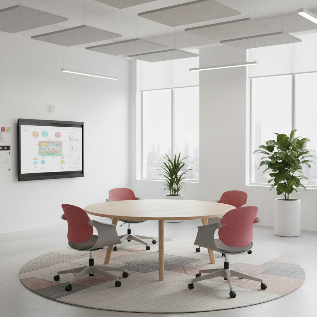 Sisa Modern Çalışma Koltuğu | Ergonomik, Tekerlekli - Somon