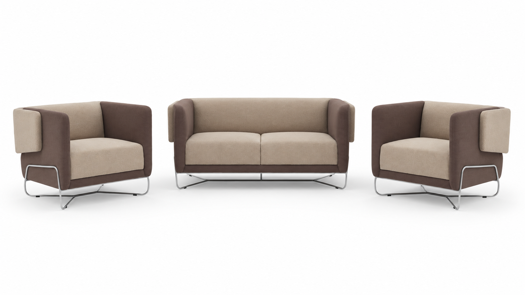Yena 2+1+1 Ofis Oturma Grubu - Modern Bekleme ve Karşılama Takımı