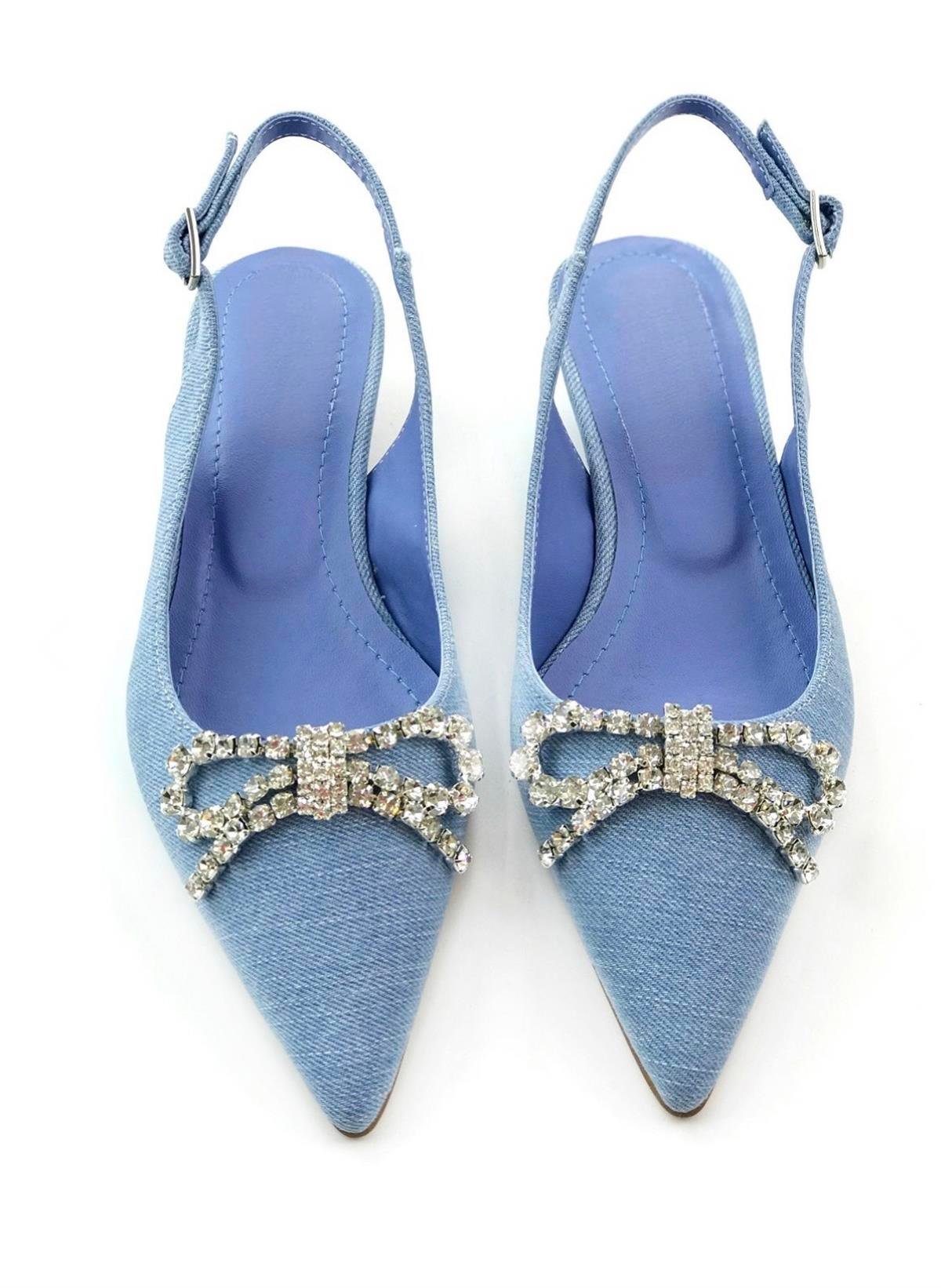 Fiona Denim Topuklu Ayakkabı