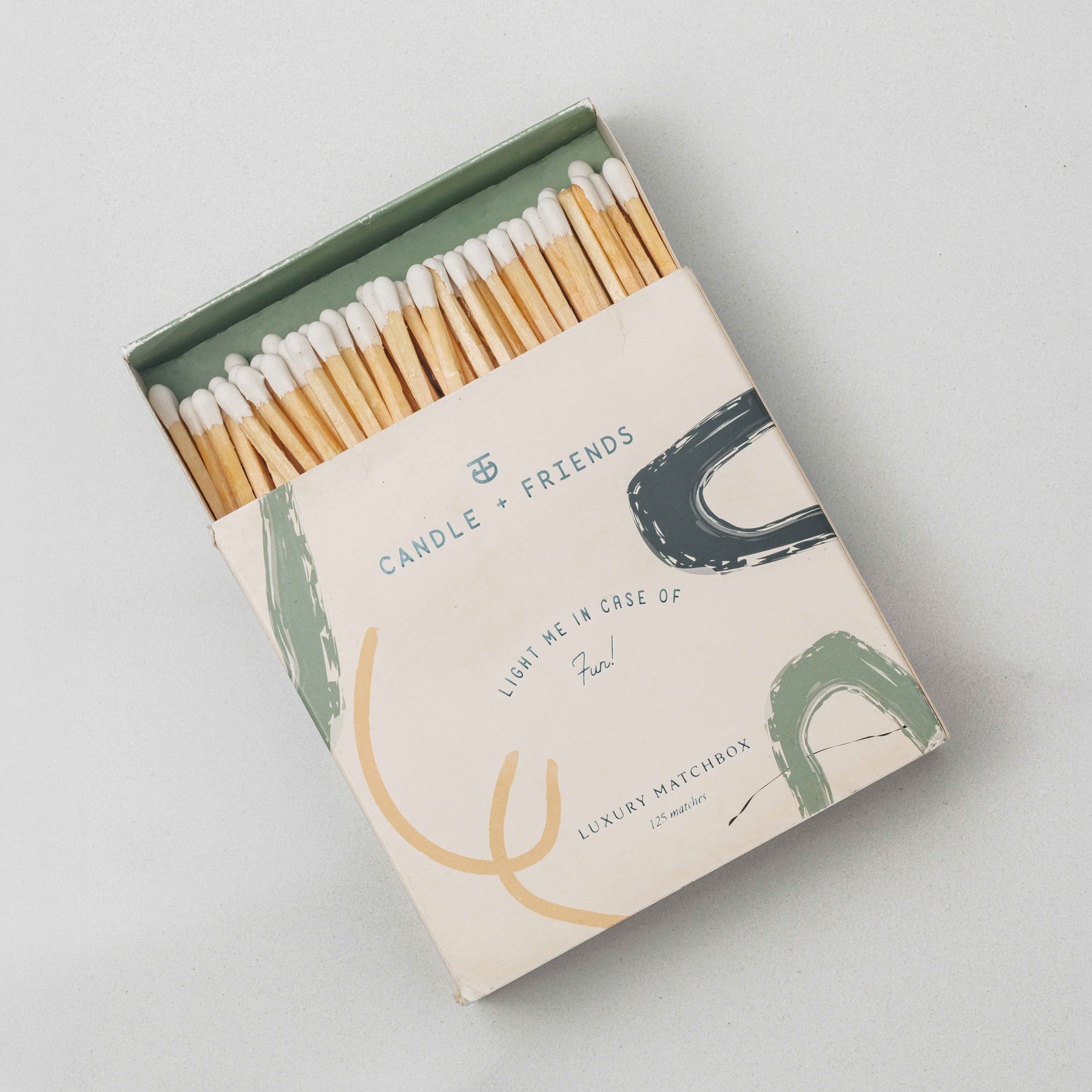 Candle + Friends no.4 White Patchouli Giant Kibrit Kutusu