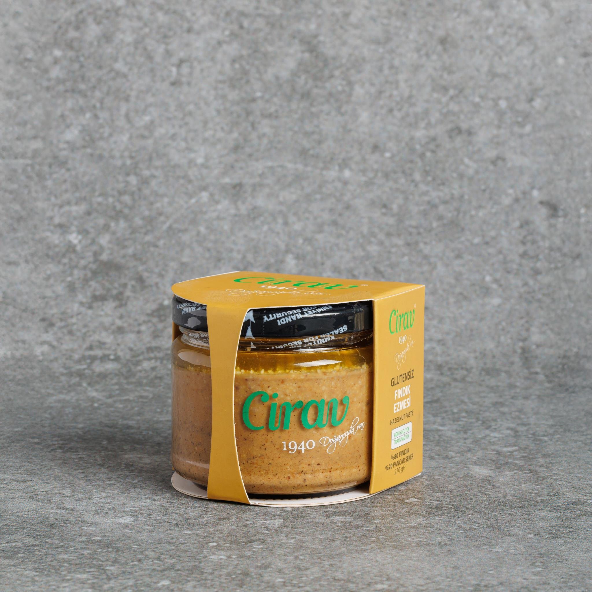 Cirav Glutensiz Fındık Ezmesi 270g