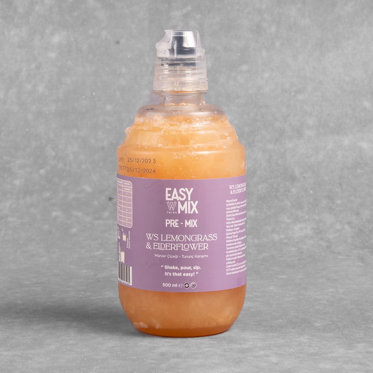 Easy Mix Whiskey Sour Lemongrass & Elderflower 500ml