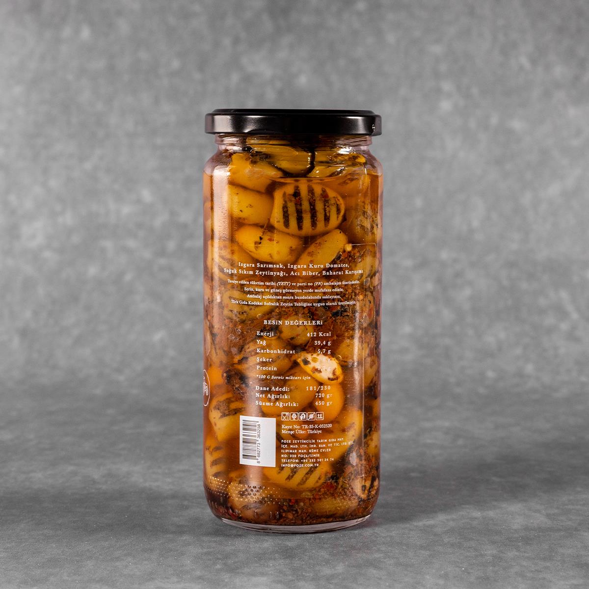Foze Yeşil Zeytin Acılı Grill Izgara 450gr