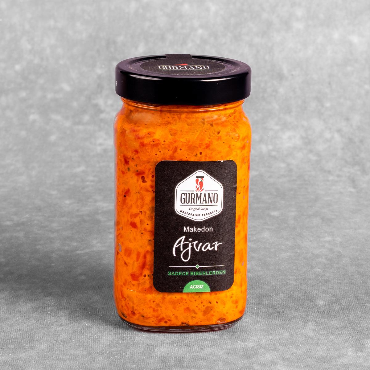 Gurmano Makedon Ajvar Acısız 490gr