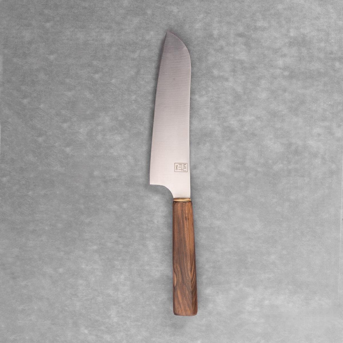 Mufit Asya Seri - Ceviz Sap - Santoku Bıçak
