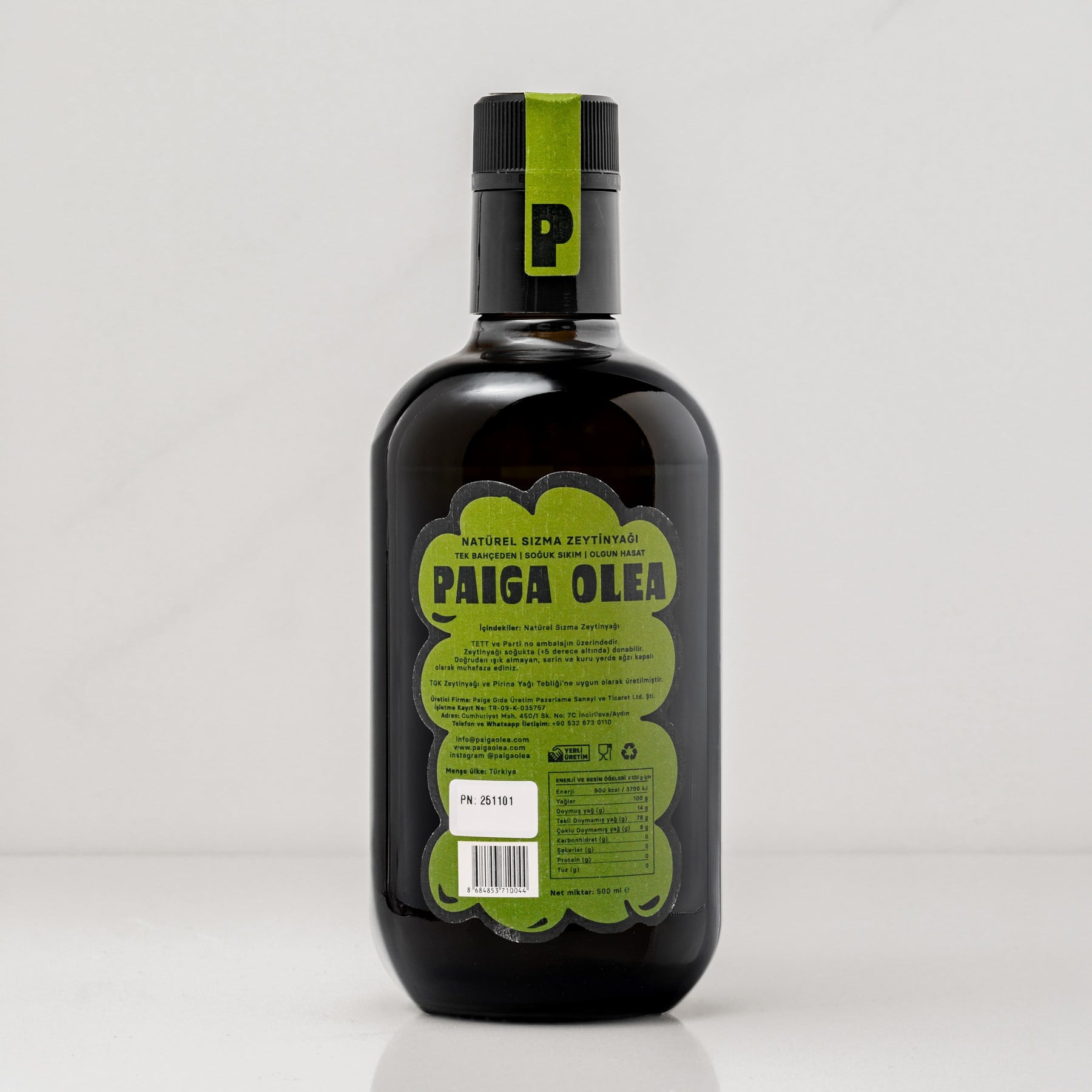 Paiga Olea Daily Natürel Sızma Zeytinyağı 500 ml