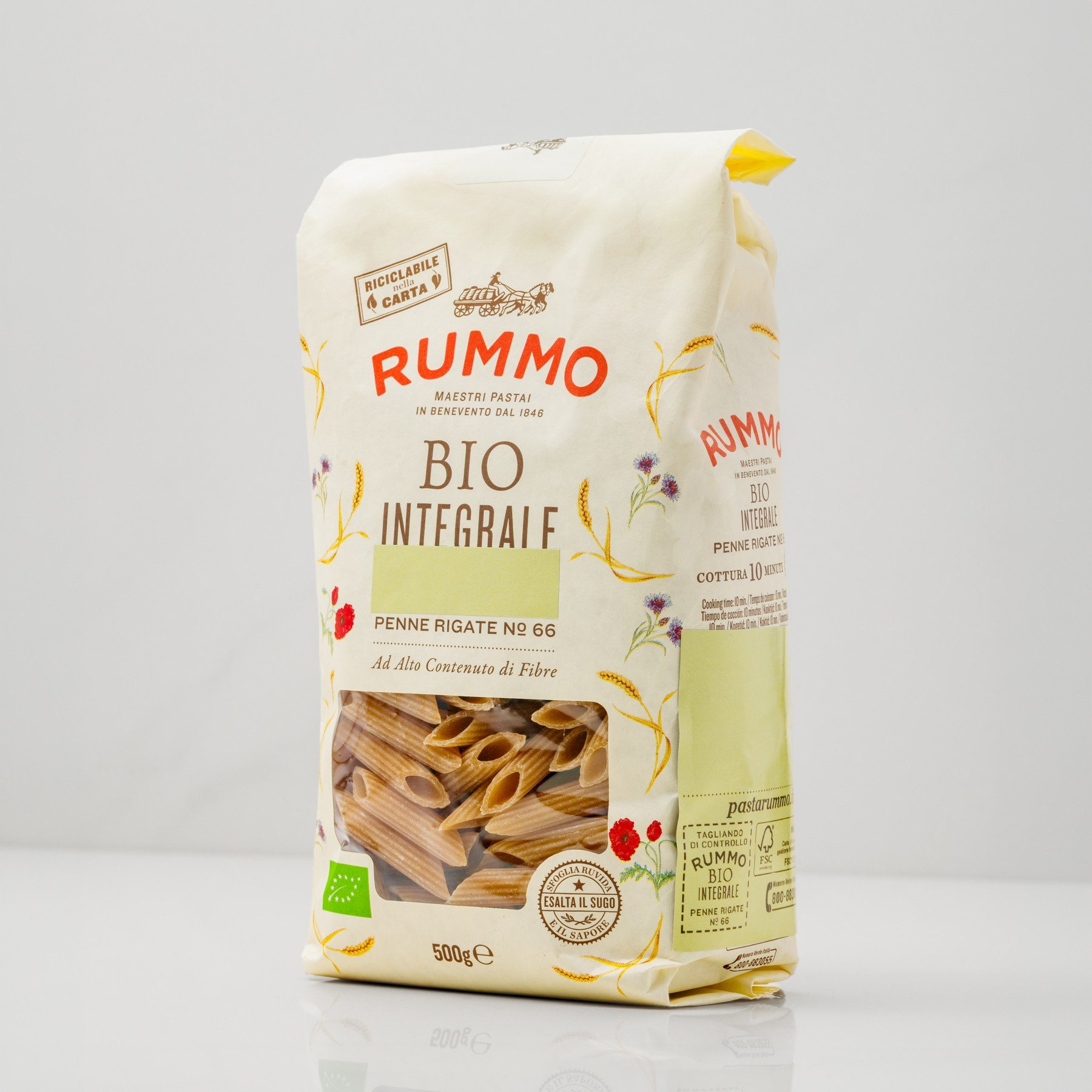 Rummo Bio Integrale Kepekli Penne Makarna 500gr