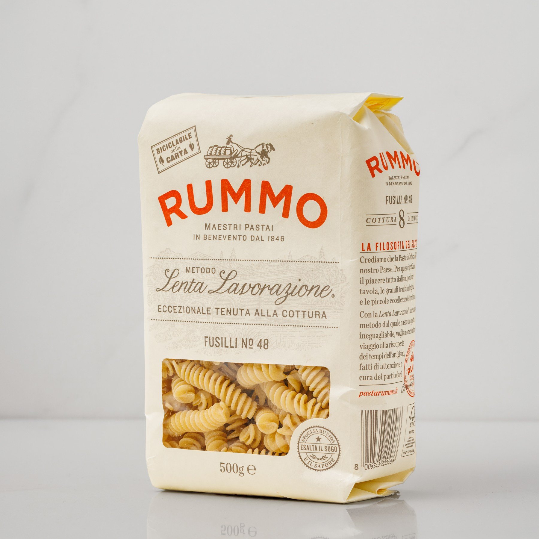 Rummo Fusilli Makarna 500gr