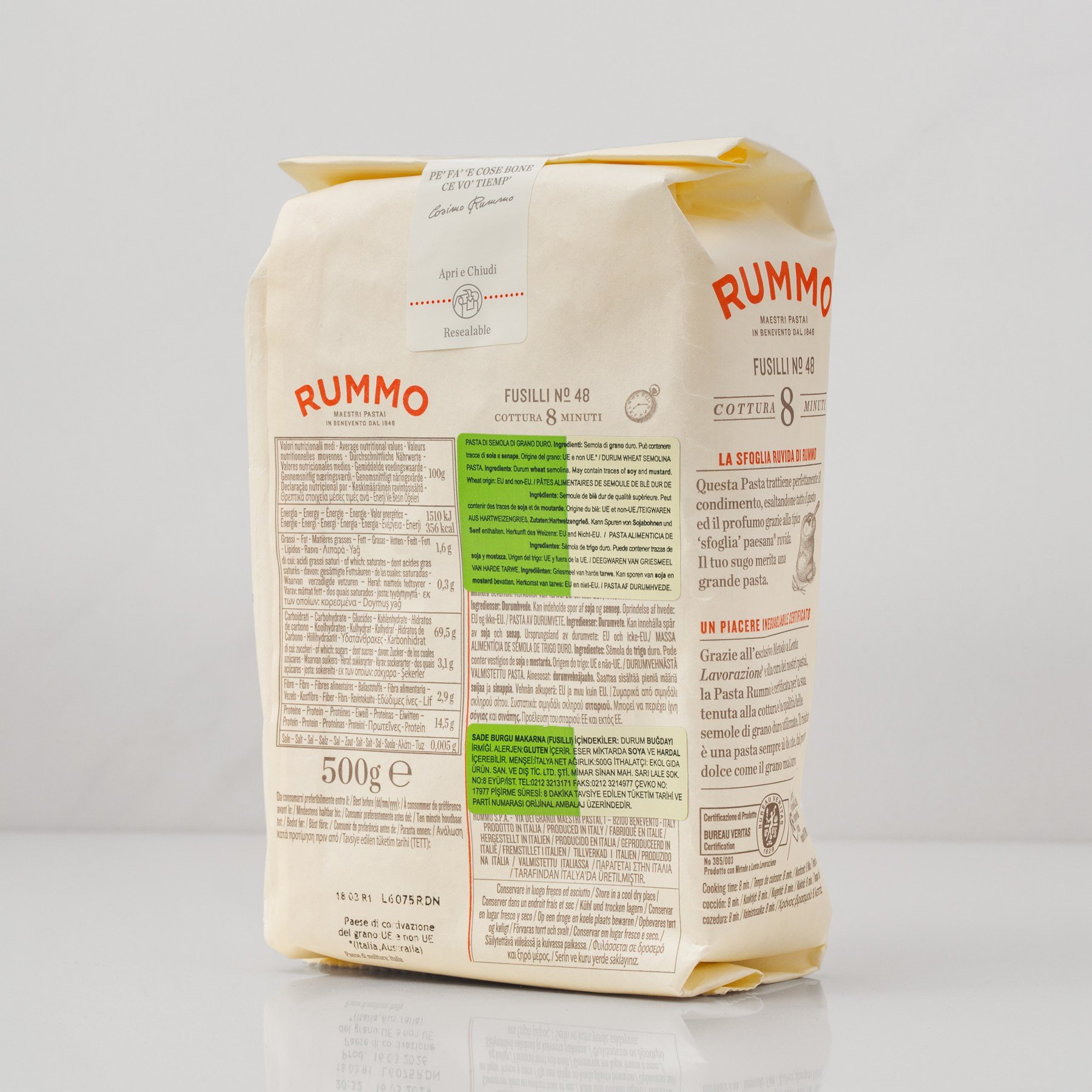 Rummo Fusilli Makarna 500gr