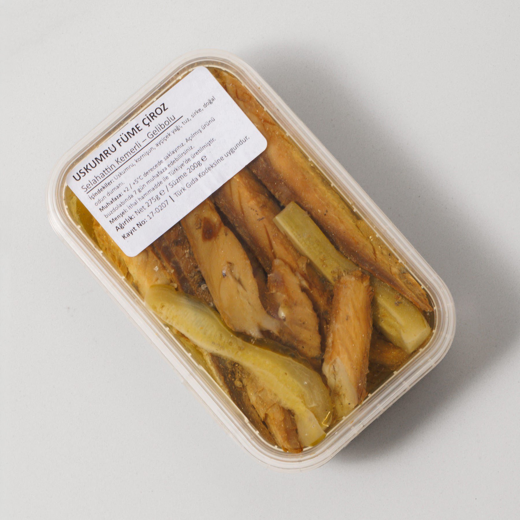Selahattin Kemerli Uskumru Füme Çiroz 275g