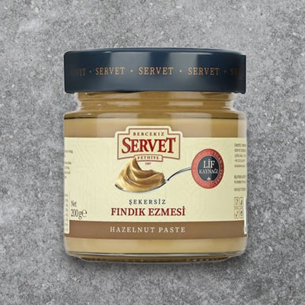Servet Şeker İlavesiz Fındık Ezmesi 200g