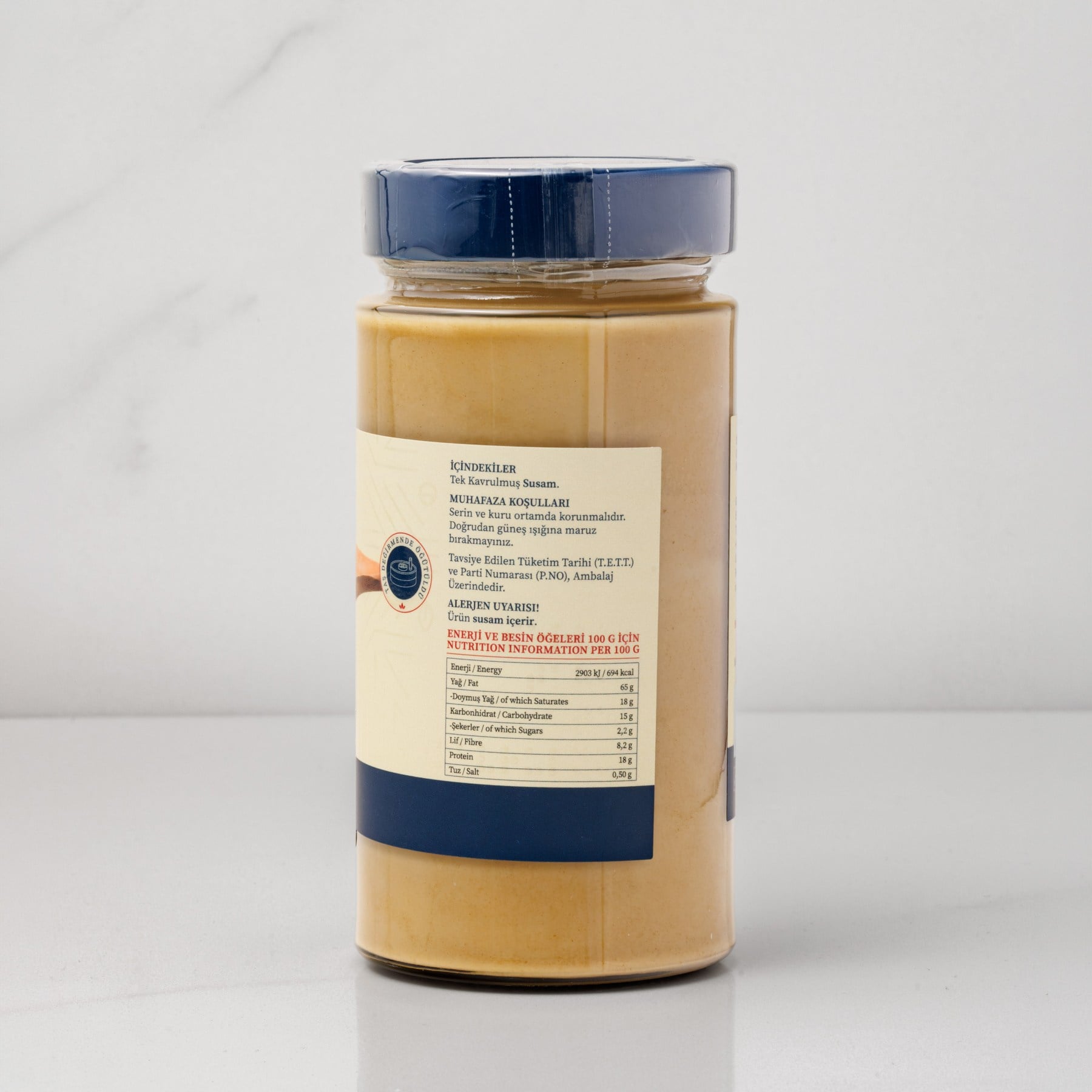 Bercekız Servet Tek Kavrulmuş Taze Fethiye Tahini