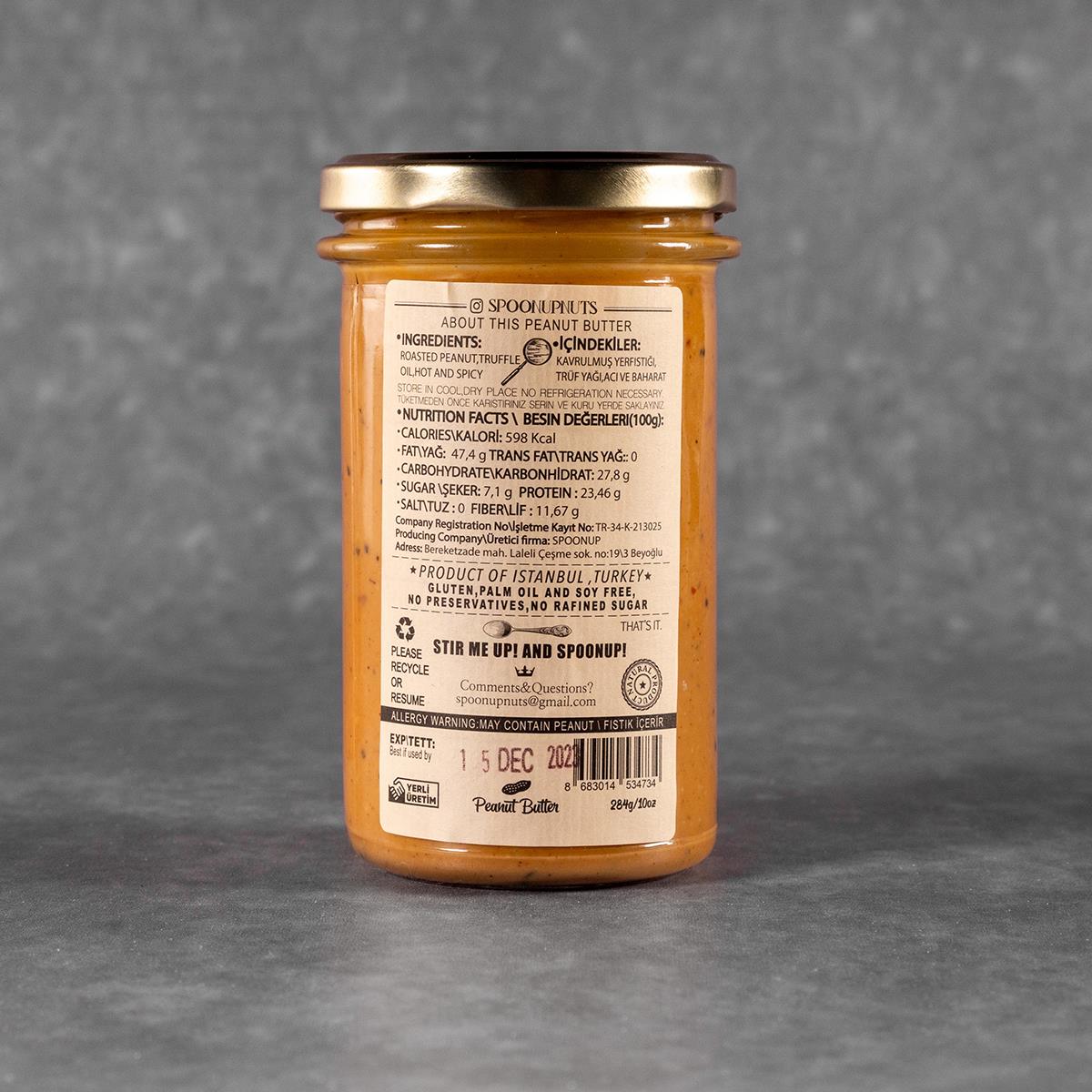 Spoon Up Trüflu Fıstık Ezme 284gr 