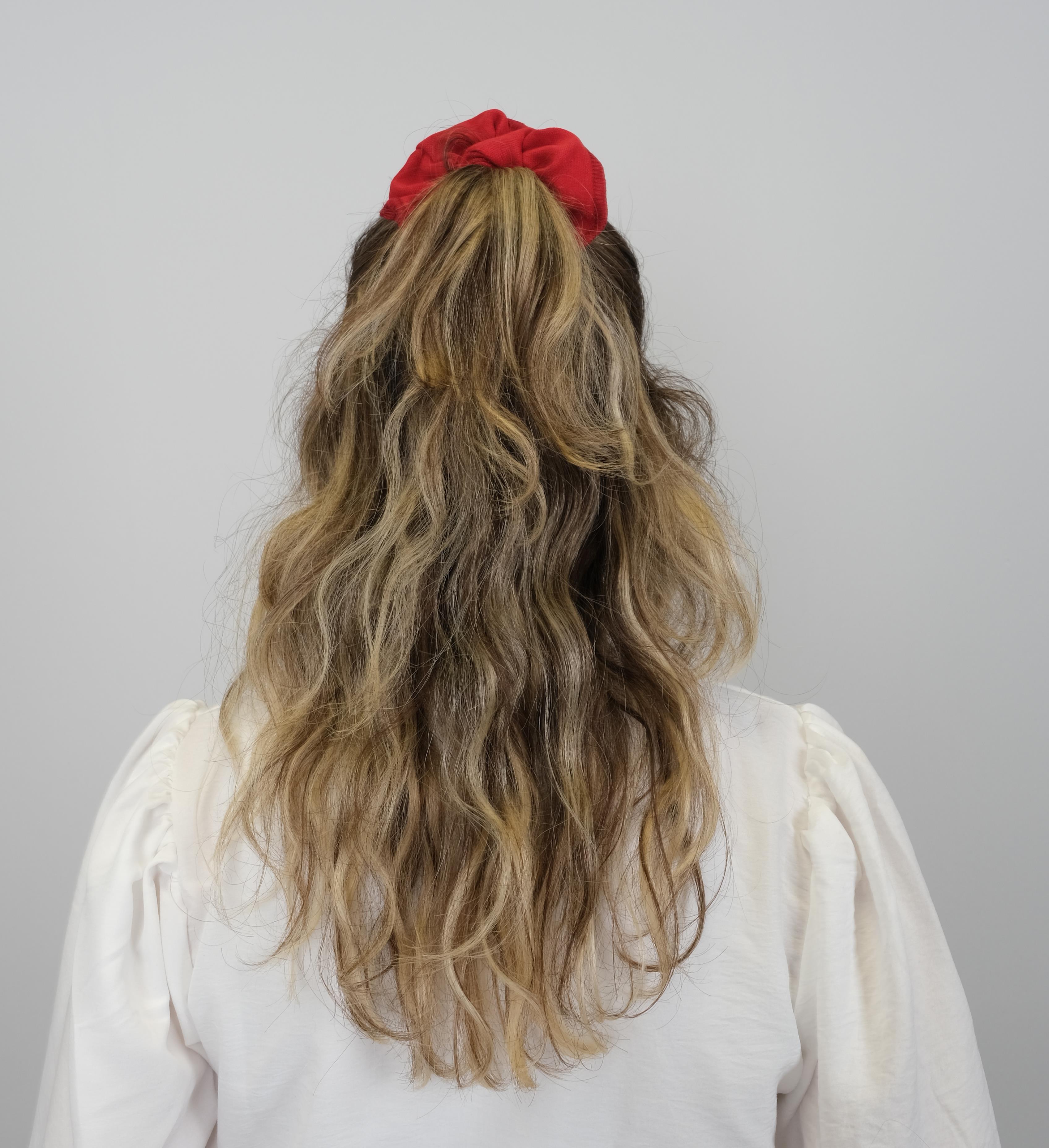 25'li Kadife Dokulu Saç Tokası Renkli 