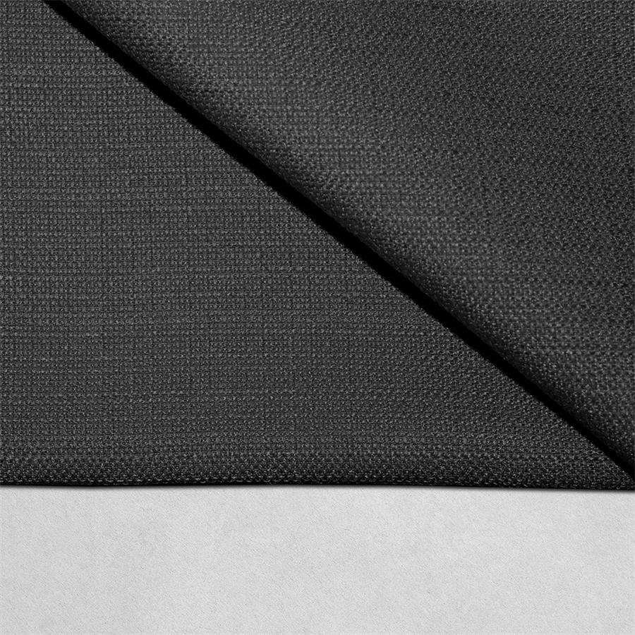 Keten Görünümlü Tek Kanat Fon Perde Antrasit