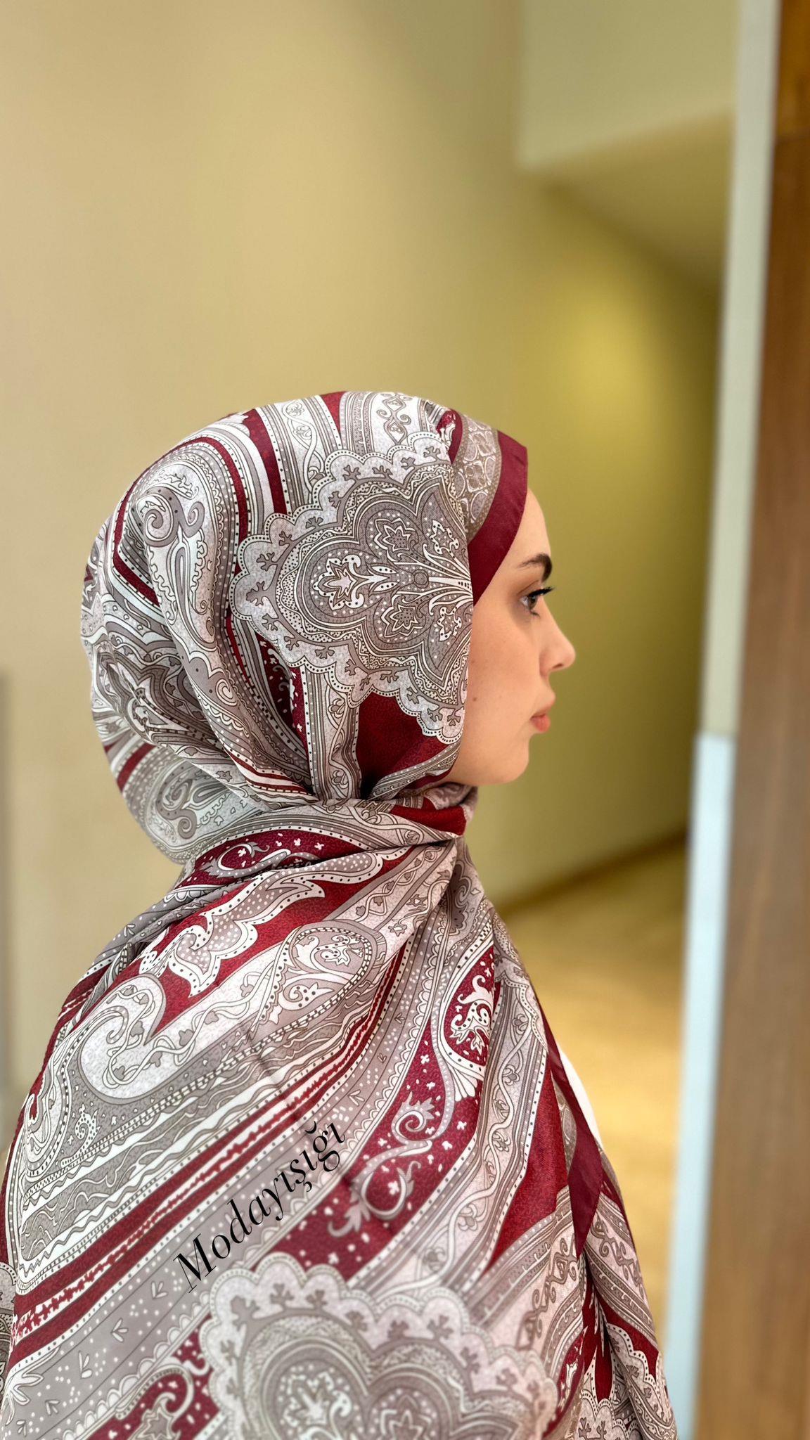 Etro Desen Bordo Şal