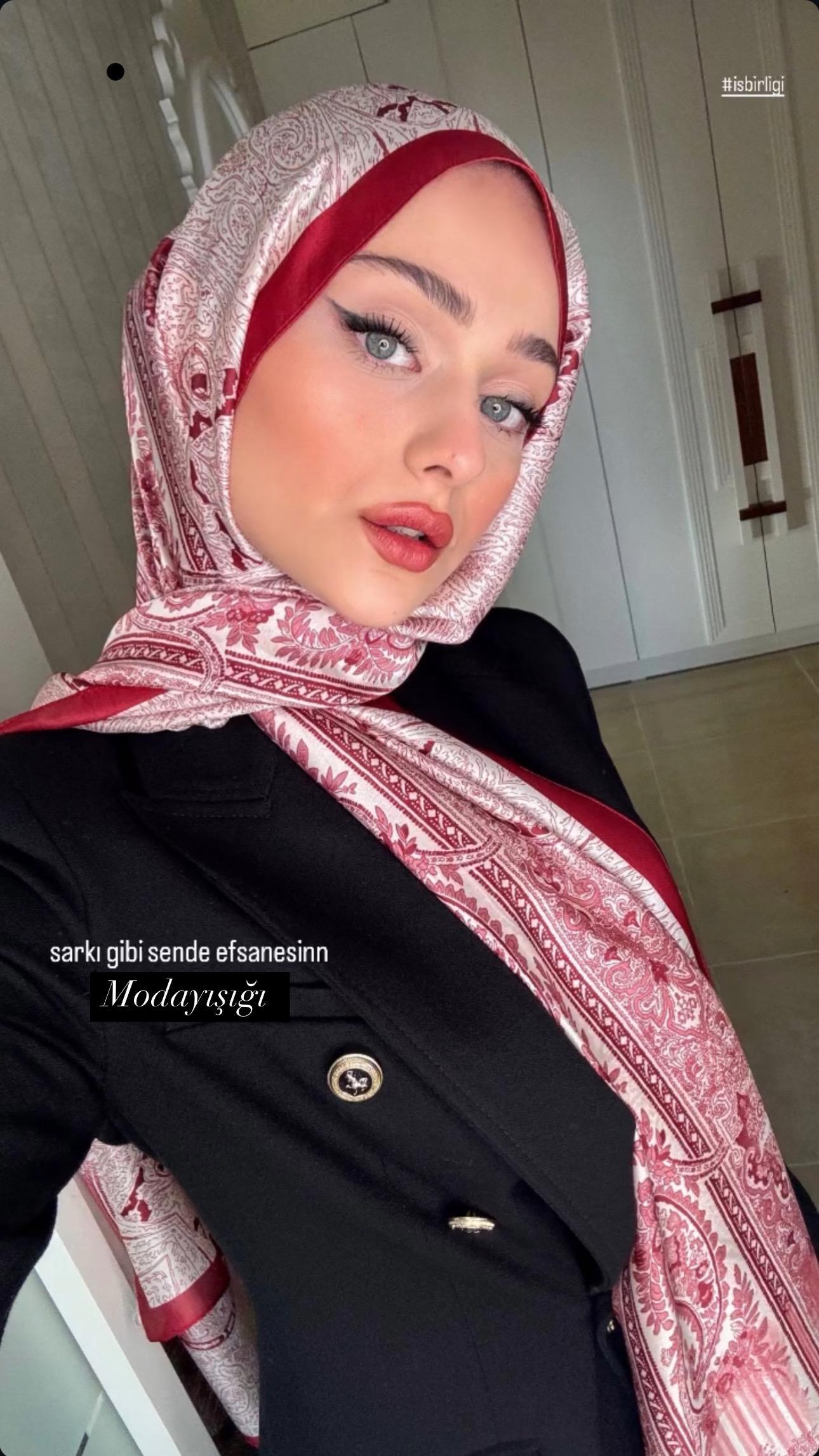 Kırmızı Vual İpek Şal