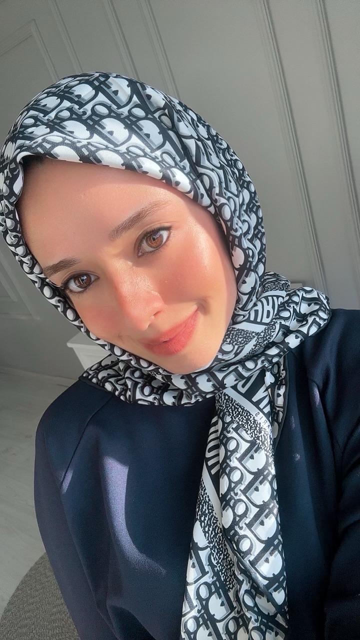 Marka Twill Lacivert Eşarp