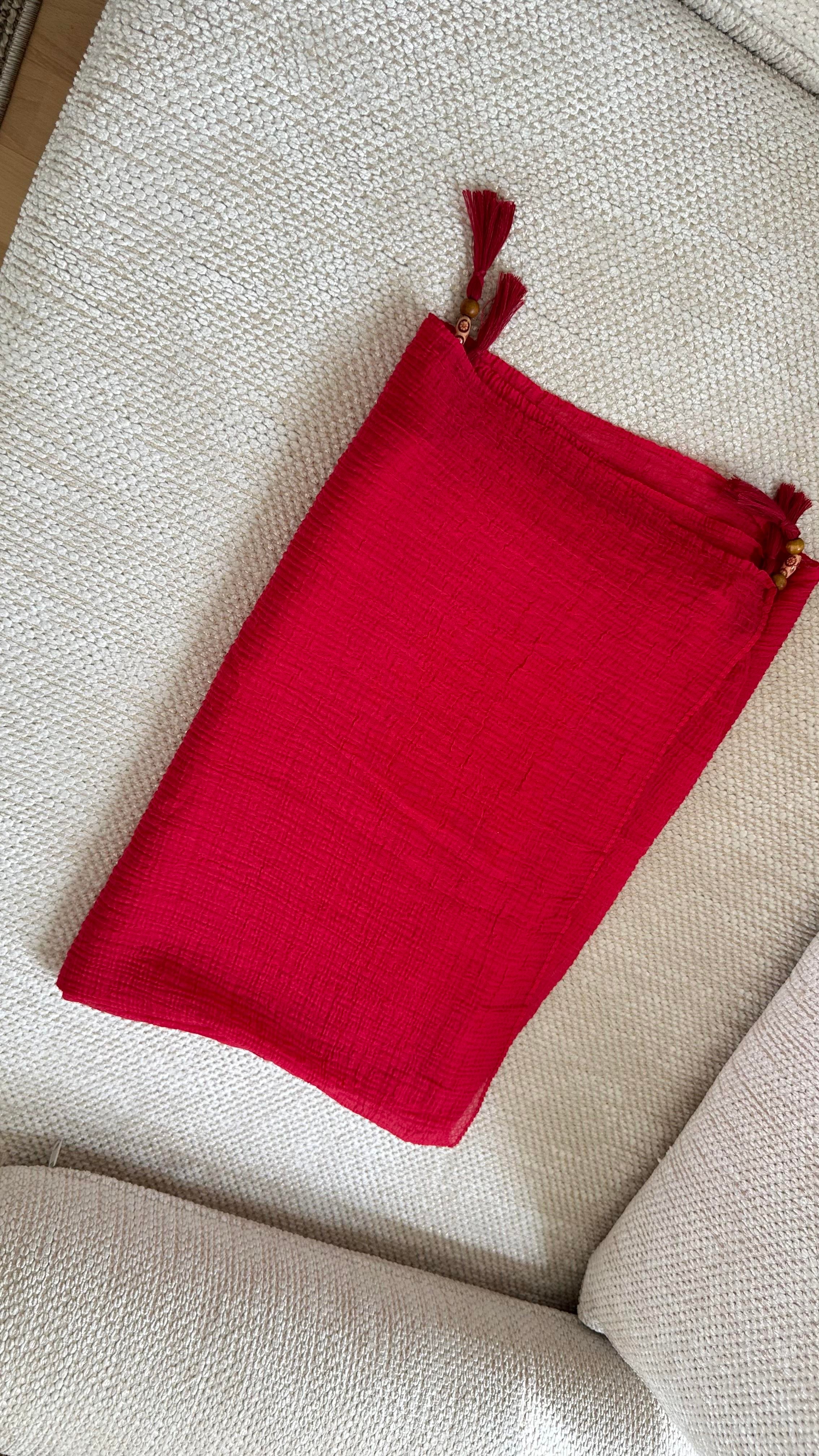 Müslin Kumaş Açık Fuşya