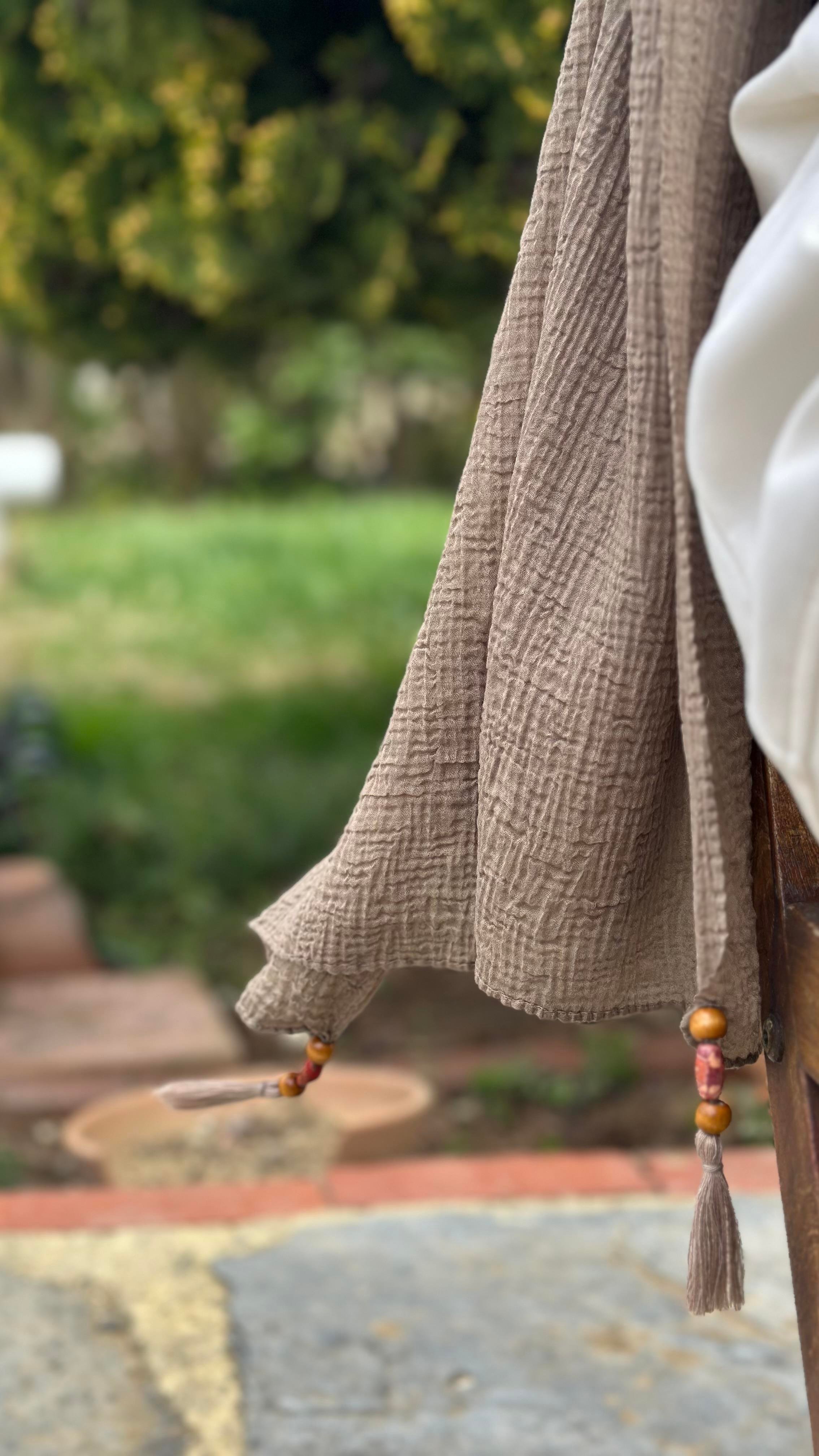 Müslin Kumaş Vizon